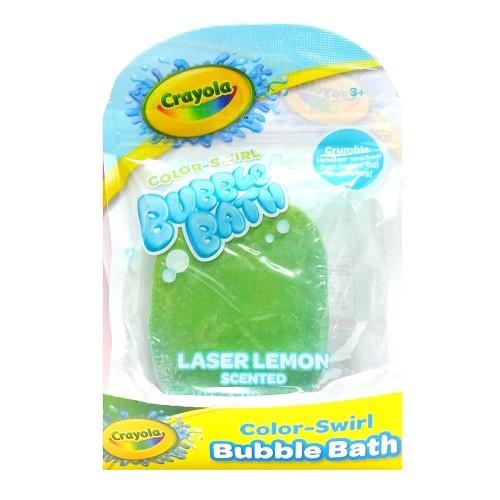 Crayola Bubble Burst Bars - Laser Lemon & Pink Sherbert Magic, Bubble Bath Bars soap Body Care Pack, Stocking Stuffer