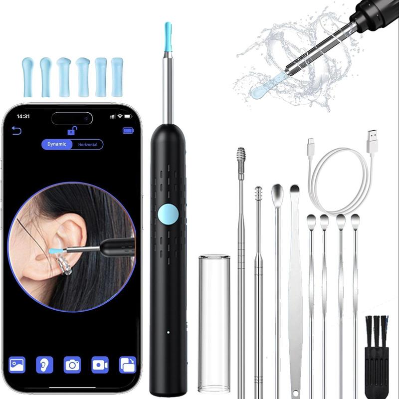 WiFi Visual Ear Cleaner, 1 Box Ear Wax Removal Tool with 500W Pixel Camera & LED Light, Ear Cleaning Tool for Adults & Kids