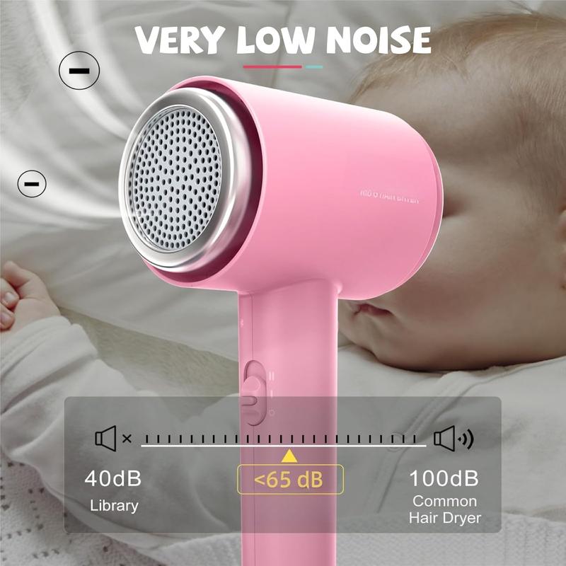 Hair Dryer, Portable Mini Blow Dryer with Diffuser, Quiet Small Hair Dryer for Children, Compact  Hairdryer with DIY Stickers Lightweight, Boy & Girl Birthday Gift, Pink