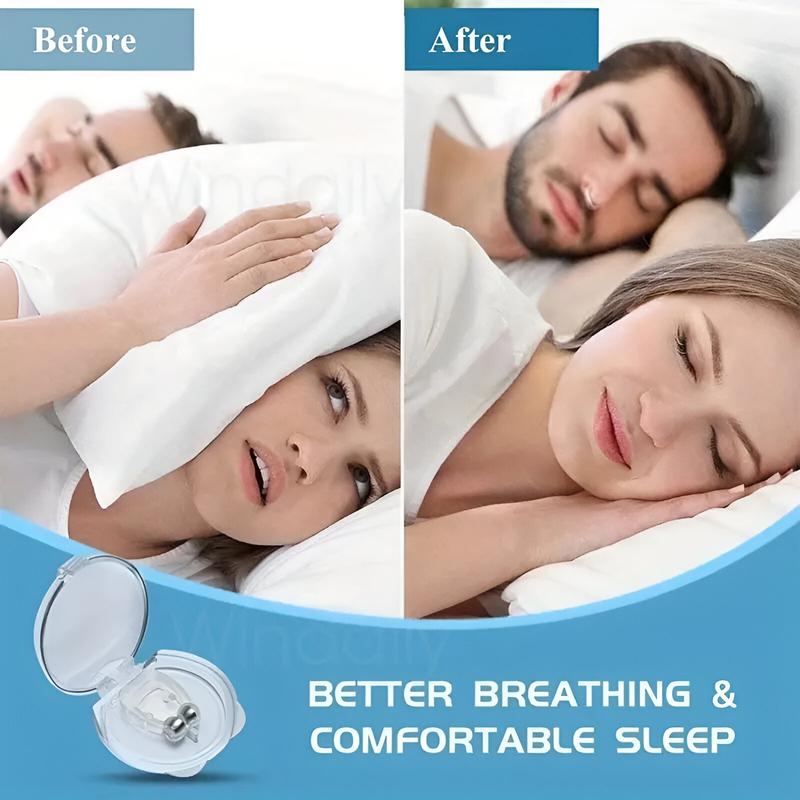 Magnetic Anti-Snoring Nose Clip – Non-Invasive Snore Stopper for a Quiet Night's Sleep