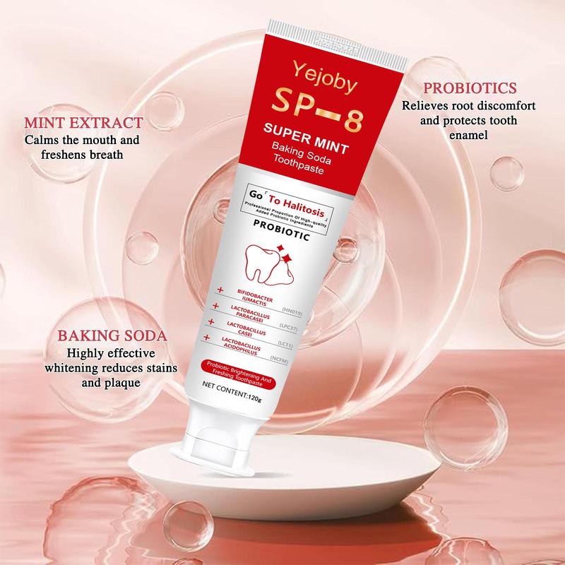 [+5$Get 2Pcs]Super Probiotic Sp-8 Toothpaste, Sp-8 Ultra Whitening Toothpaste, Sp 8 Toothpaste,Fresh Breath, Sp-8 Toothpaste 4.9 oz SP-10,SP-10 SP-6 SP-4 sp-10 sp-6 sp-4 sp8 sp6 sp4 SP-10