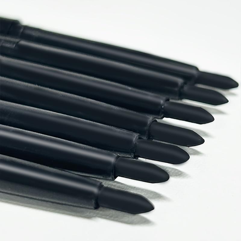 12pcs Black Eyeliner Pencils - Long-Lasting, Waterproof & Sweatproof, Smudge-Proof with Easy Twist Application for Flawless Eye Makeup