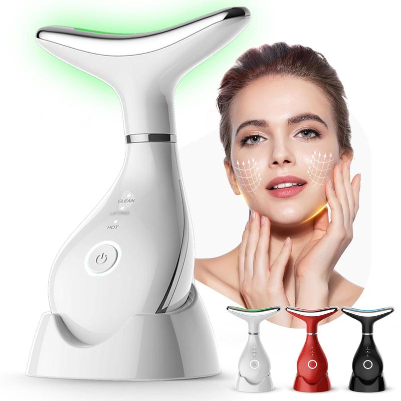 Whale Bionic Design Electric Neck Massager, 1 Box Facial & Neck Lifting & Firming Beauty Instrument, Professional Facial Beauty Instrument for Women