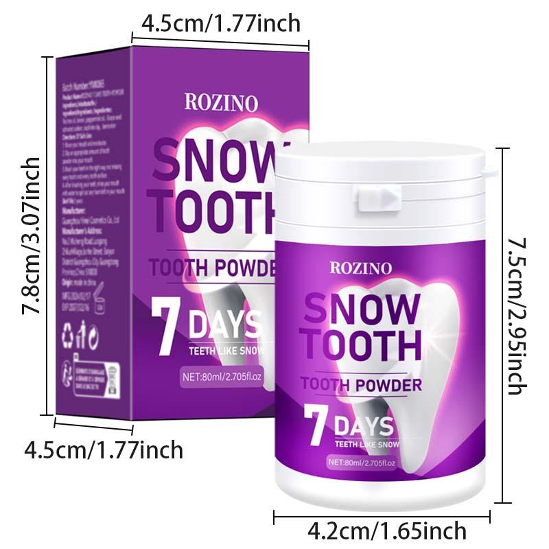 80ML Tooth Powder, 1 Box Teeth Brightening Tooth Powder, Oral Care Tooth Powder for Cleaning Teeth, Dental Care Product for Women & Men