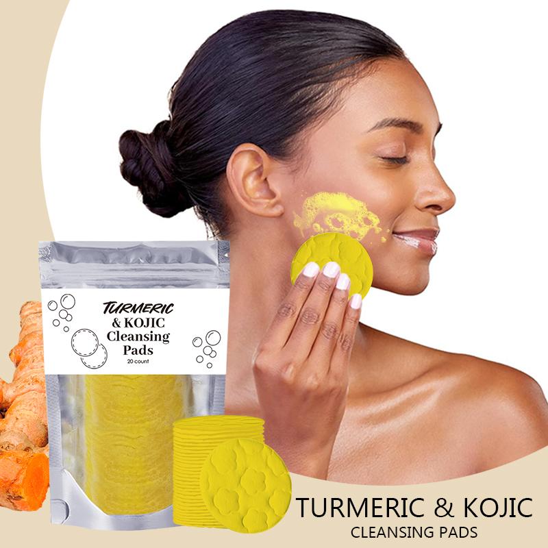 Turmeric cleansing and care three-piece set, turmeric slices, turmeric cleansing mousse, turmeric soap cleansing skin care cleanser