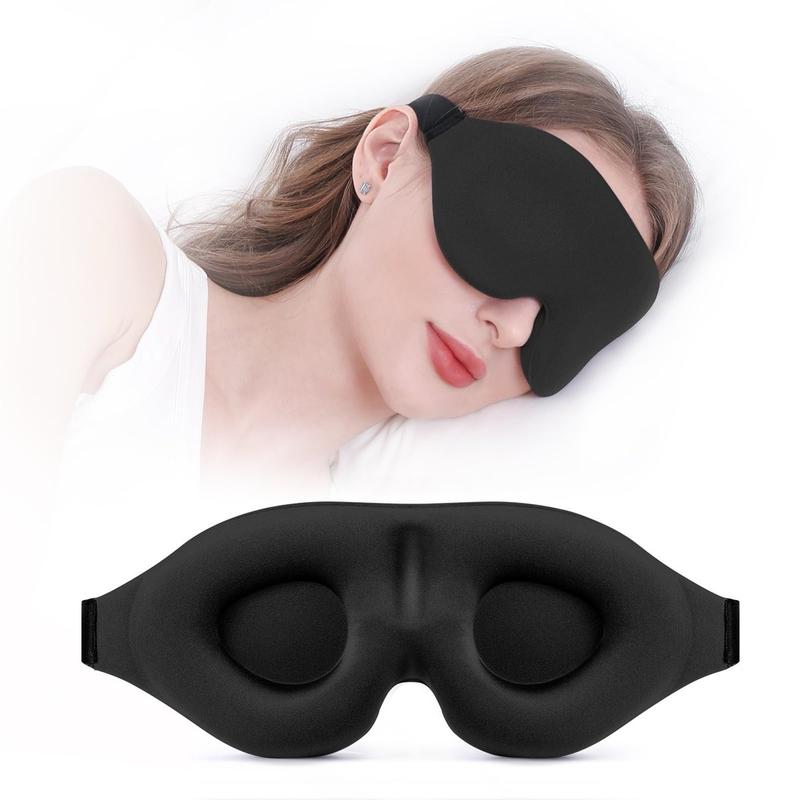 Sleep Mask for Side Sleeper, Complete Light Blocking 3D Sleeping Eye Mask, Soft Breathable Eye Cover for Women Men, Relaxing Zero Pressure Night Blindfold