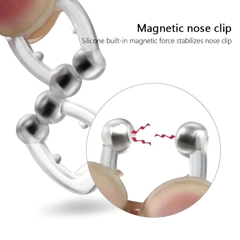 Magnetic Anti-Snoring Nose Clip – Non-Invasive Snore Stopper for a Quiet Night's Sleep