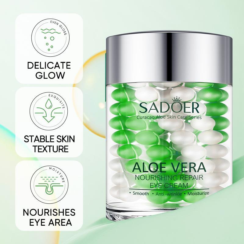 Comfort Hydrating Aloe Vera Eye Cream, Eye Moisturizer for Smoothing Dry Eye Skin, Personal Eye Care Product for Women