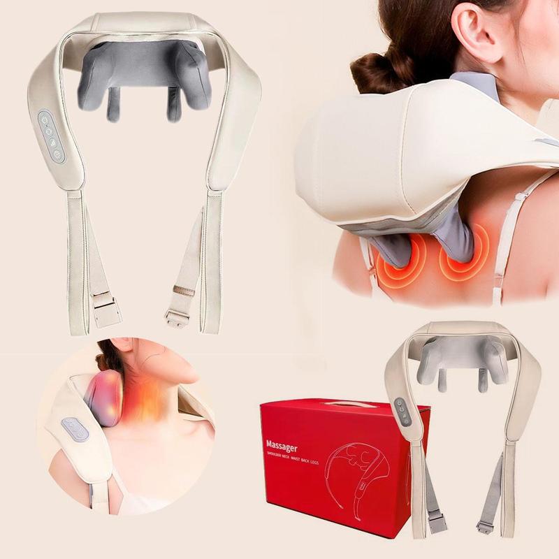 Electric Neck & Back Massager, Portable Handheld Neck Massager, Neck & Back Massage Pillow for Neck, Back, Shoulder, Foot, Leg