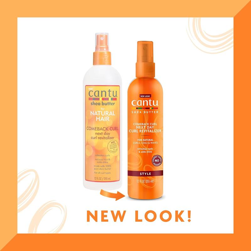 Cantu Comeback Next Day Curl Revitalizer, 12 Fluid Ounce Atlas Ethnic