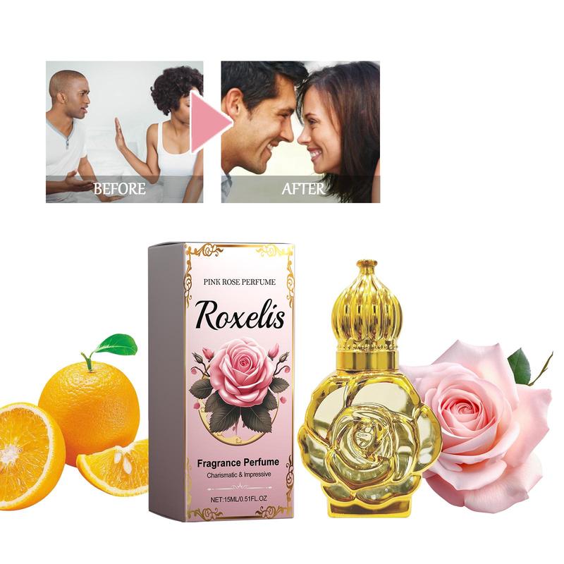 Women's Rose Tone Perfume, Long Lasting Fragrance, Rose Portable Perfume, Niche Couple Dating Fragrance, Rose Perfume for Women, Christmas Gift