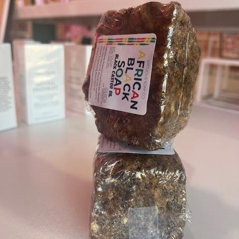 Raw African Black Soap