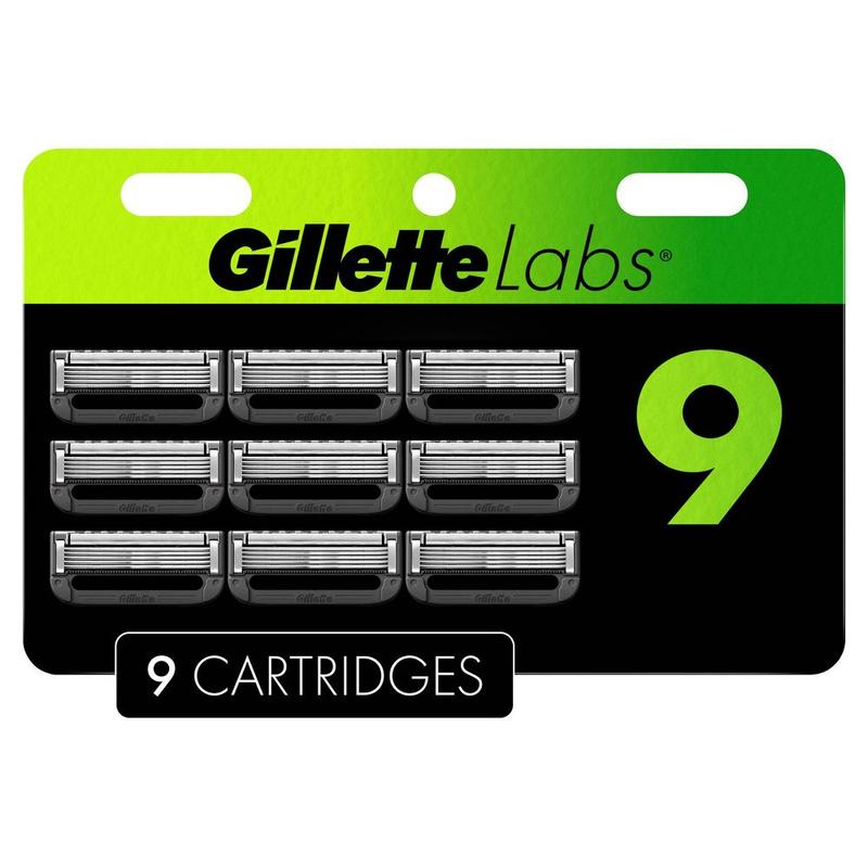 Gillette Labs Exfoliating Bar Razor Blade Refills - Compatible with Exfoliating