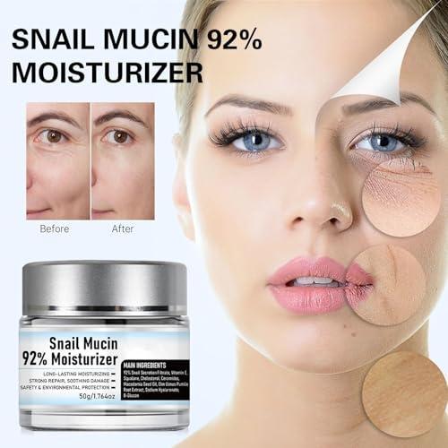 Moisturizer Daily Face Gel Cream, Crema de Baba de Caracol Original, Filtrate Nourishing Cream, Moisturizer Face facial cleanser