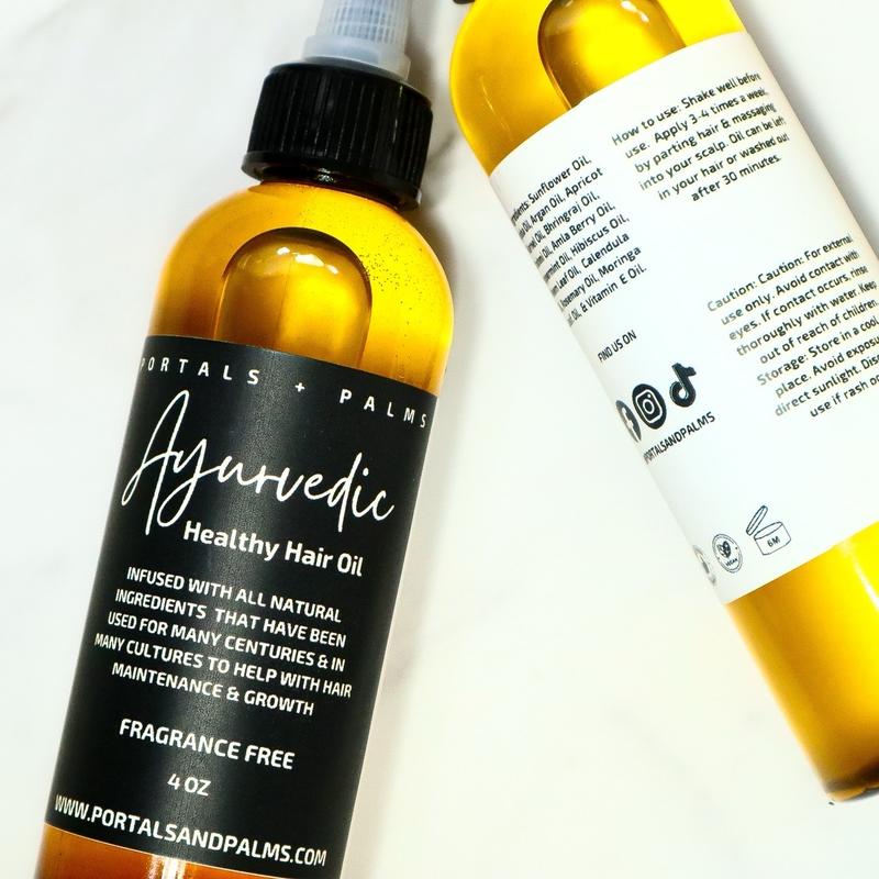 Ayurvedic Hair Growth Oil All Natural Herbal Infusion Haircare Extra strength Apricot Argan