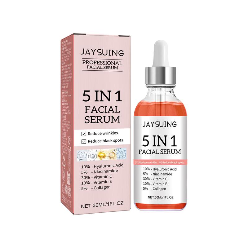 5 in 1 Comfort Face Skincare Serum,Jaysung serums & Essences 5 in l face serum, Moisturizes skin & skin serum &snalmucin essence skincare skin