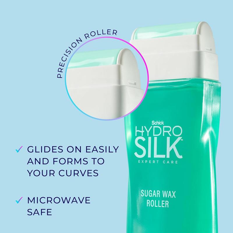 Hydro Silk Sugar Wax Roller for Body + Pubic Hair Removal | Roll On Wax Kit, Soft Wax, Hair Removal Wax, Body Wax Kit, Bikini Line Hair Removal