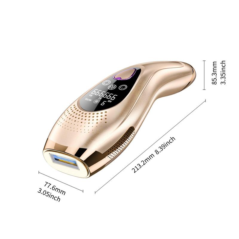 Laser Hair Removal Instrument, 1 Box Painless Mini Hair Removal Machine & Accessories, Electric Hair Removal Machine for Women & Men