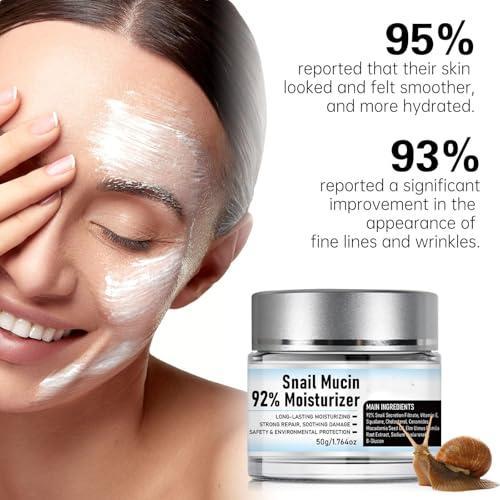 Moisturizer Daily Face Gel Cream, Crema de Baba de Caracol Original, Filtrate Nourishing Cream, Moisturizer Face facial cleanser