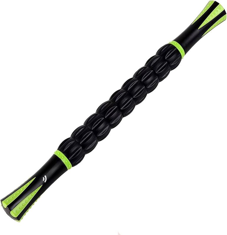 Roller Stick - Massage Stick for Athletes - Reducing  and  Strain,    - Physical  &   - Black Green