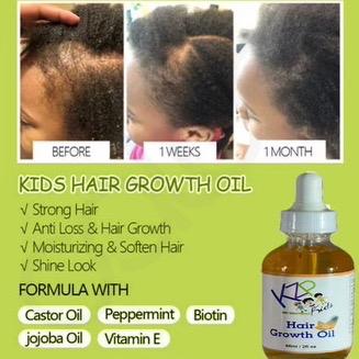 KZP Kids Hair Growth Oil Haircare Luxury