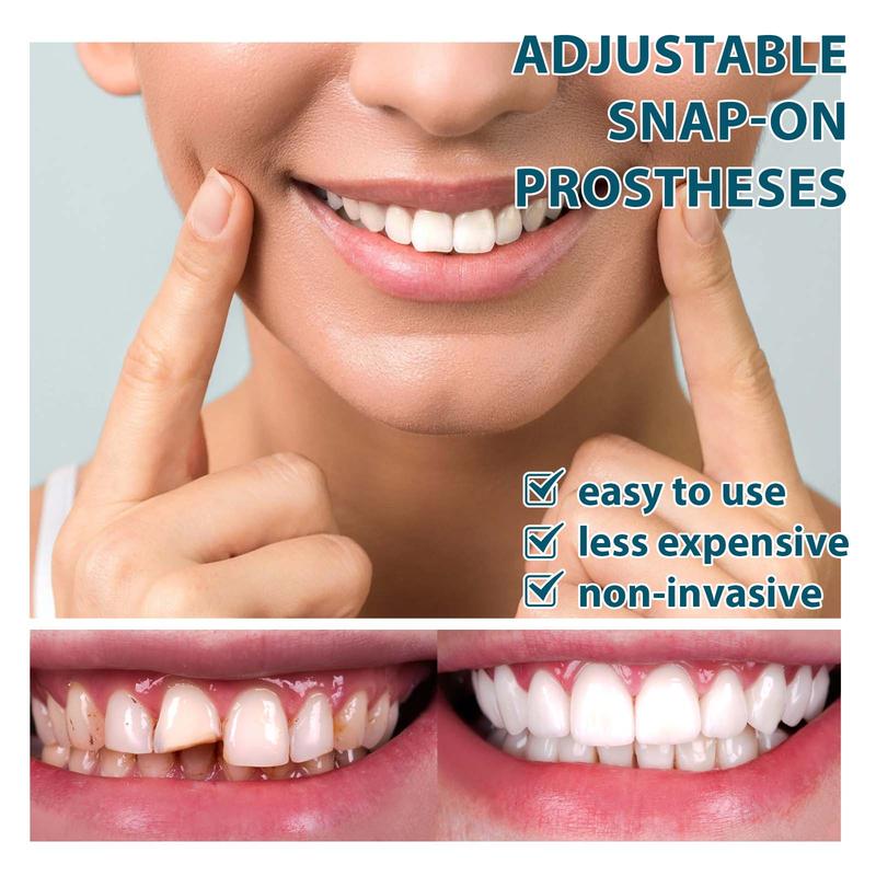 EELHOE Adjustable Snap On Dentures for Comfortable and Convenient Denture Care