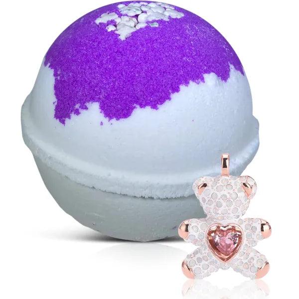 Jewelry Bath Bomb with CUTE BEAR Necklace Inside