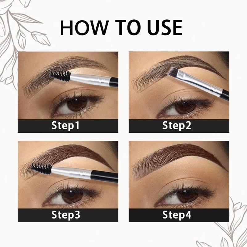 Blonde 2Pcs Eye Brow Pomade Blonde Shaping Kit with Dual-ended Brush - Long Lasting Waterproof Colored Eyebrow Pencil - Cosmetic