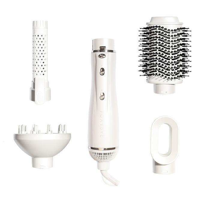 Winter White Super Styler - 4-in-1 Blow Dryer Brush Set hair  dryers