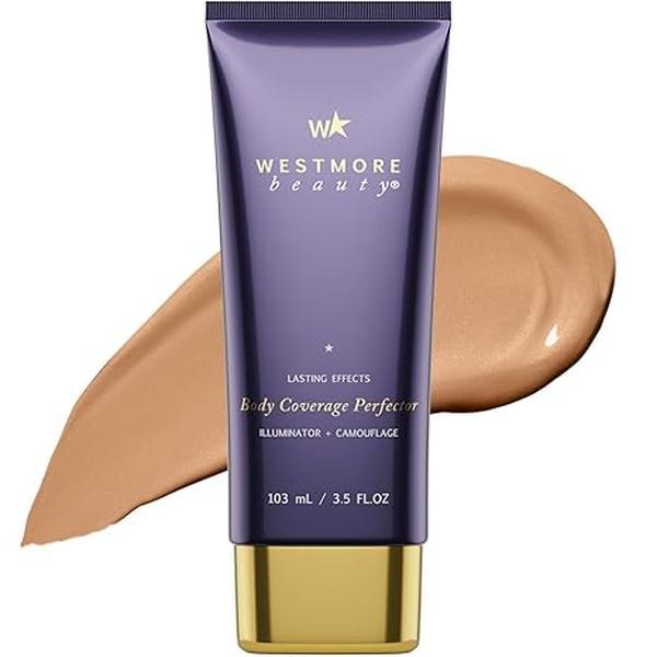 Beauty Body Coverage Perfector Waterproof Body Makeup - Tattoo Cover Up Makeup Waterproof - Body Concealer & Leg Makeup Waterproof No Transfer & Sweat Proof - 3.5 Oz (Natural Radiance)