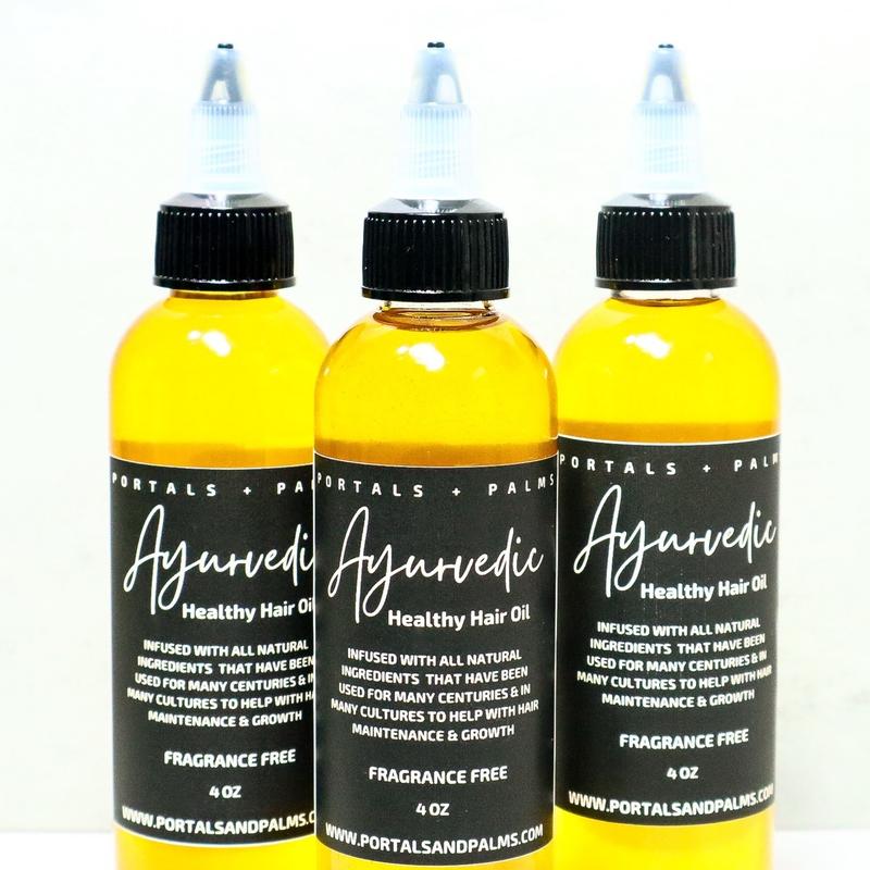 Ayurvedic Hair Growth Oil All Natural Herbal Infusion Haircare Extra strength Apricot Argan