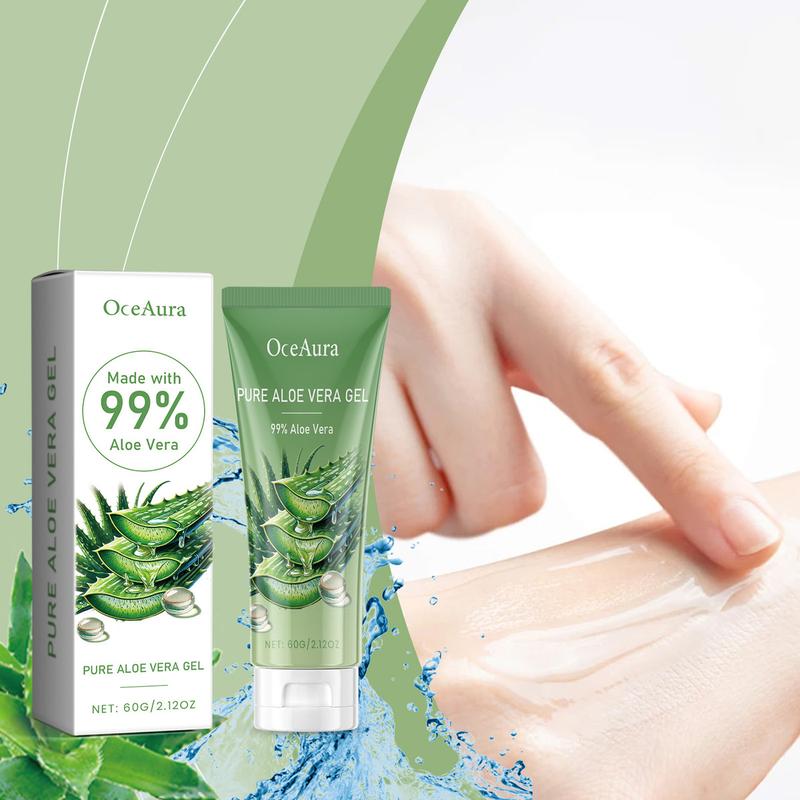 OceAura Aloe Vera Skin Care Gel Facial Hydrating Moisturizing Acne Skin Moisturizing Soothing Aloe Vera Gel Moisture Moisturizer