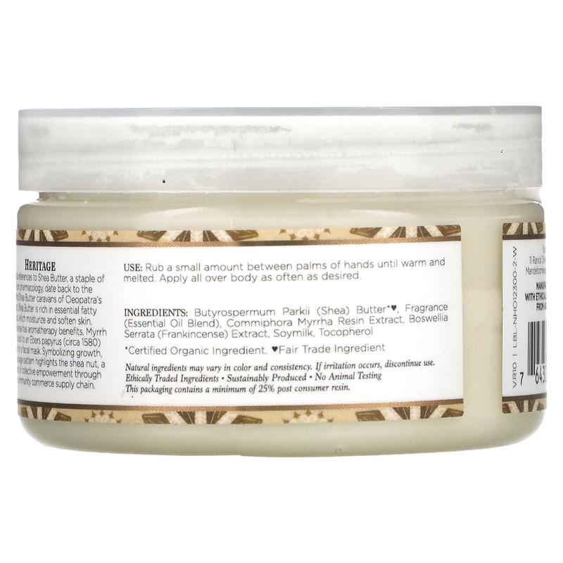 Nubian Heritage Raw Shea Butter, Infused Shea Butter, 4 oz (113 g)