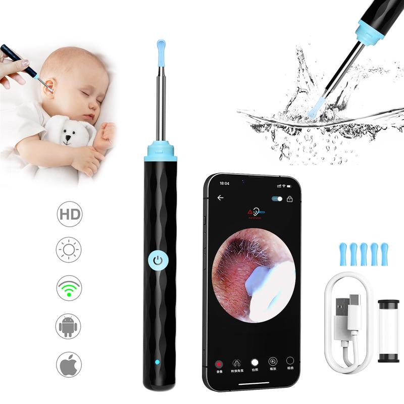 2025 Upgrade Ear Wax visible Remover Tool: Silicone Ear Care Kit with Camera – Perfect for Gentle Ear Cleaning and Thoughtful Birthday or Christmas Gifts