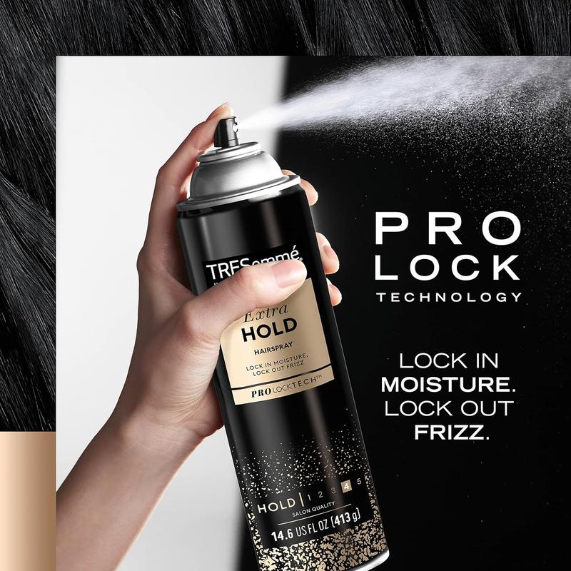 Tresemmé Extra Hold Hairspray for 24-Hour Frizz Control, with Pro Lock Tech 14.6 Oz Unilever