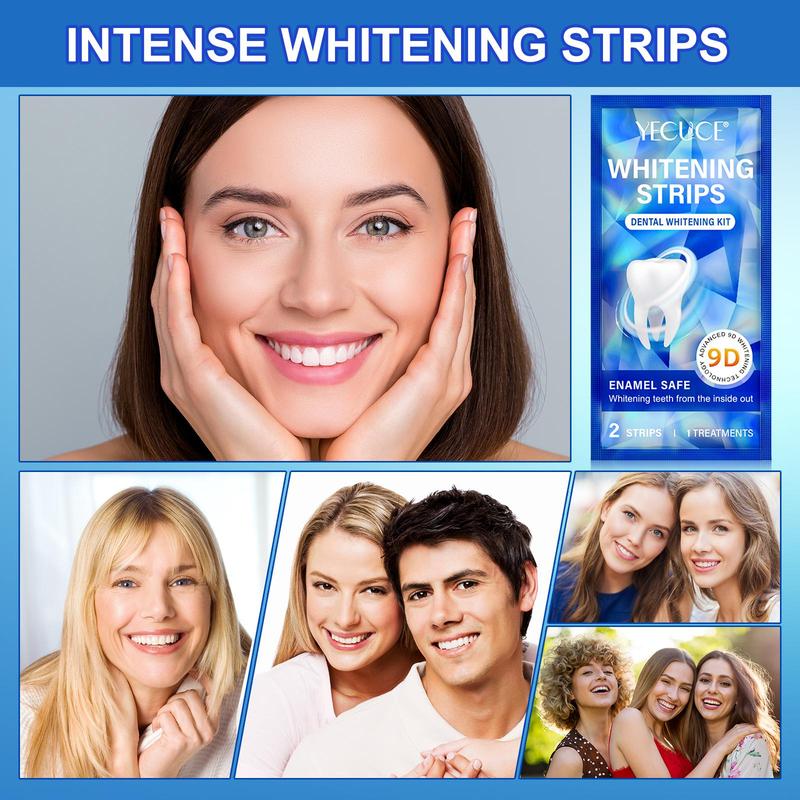 Teeth Brightening Strips, 2 Counts box Gentle Teeth Brightening Stickers, Teeth Care Strips, Oral Care Products for Women & Men