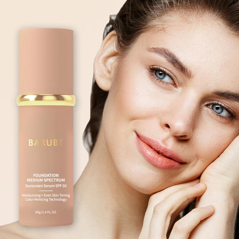 BARUBT4 in 1 concealer Mid spectrum foundation cream Moisturizing, Nourishing, Repairing, Nursing, Protection and Sunscreen SPF50