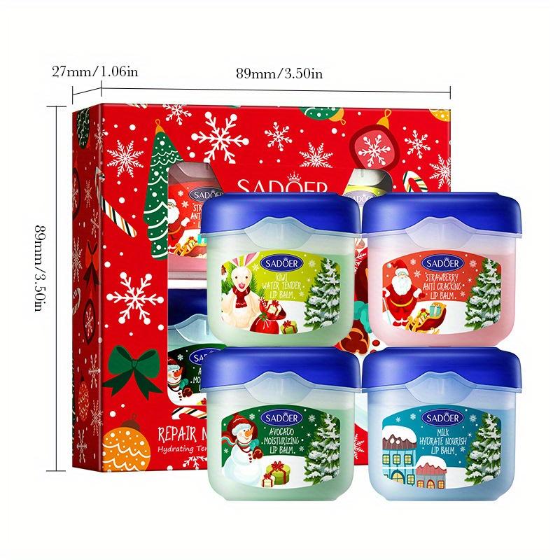 Hand cream moisturizing anti cracking hand cream, 5-piece Christmas gift box, 4-piece lipstick and gift box, 5-piece multi flavor Christmas hand cream and body cream