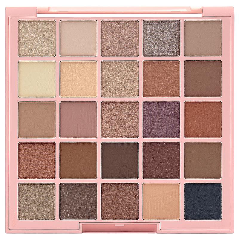 KimChi Chic Twenty Five Eyeshadow Palette - Matte and Shimmer Color Shades, Cosmetic Makeup