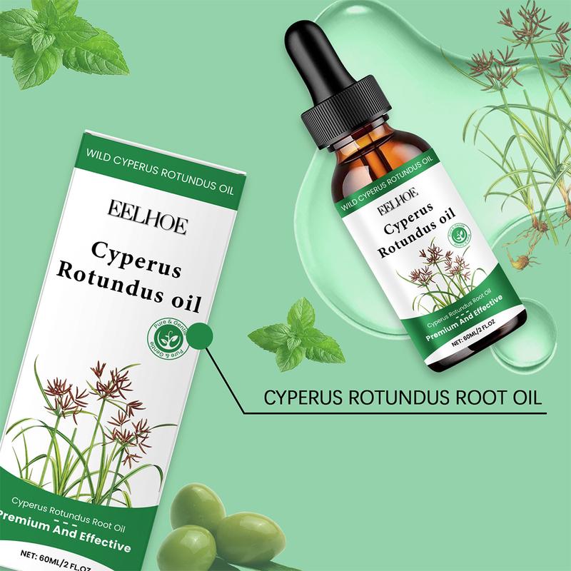 Cyperus Rotundus Oil, Cyperus Rotundus Oil for Hair Removal, 100% Natural Cypress Oil, Reduces Hair Growth, Soothes Skin, Ideal for Men & Women