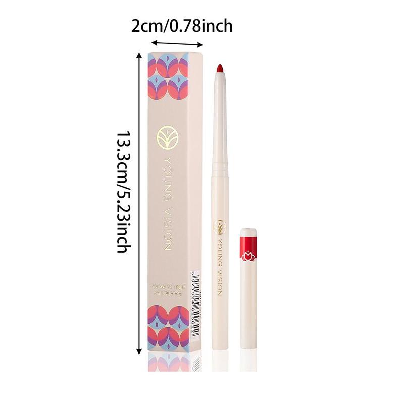 Long Lasting Lip Liner, 1 Count Waterproof Lip Liner, Easy Coloring Lip Liner Pen, Moisturizing Matt Finish Lip Liner