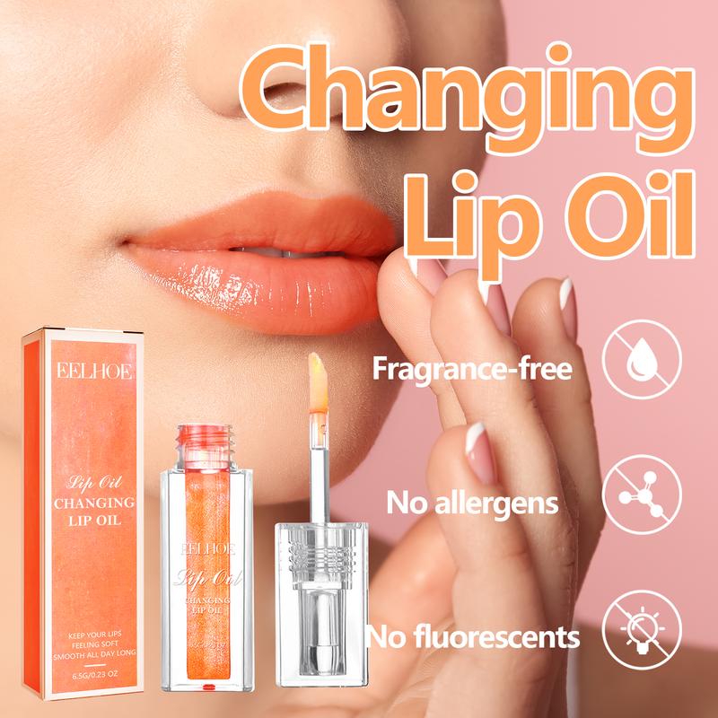 EELHOE Changing Lip Oil, Mildly Removes The Lips Cutin Plentiful Full Fine Light Zerun Lip Oil