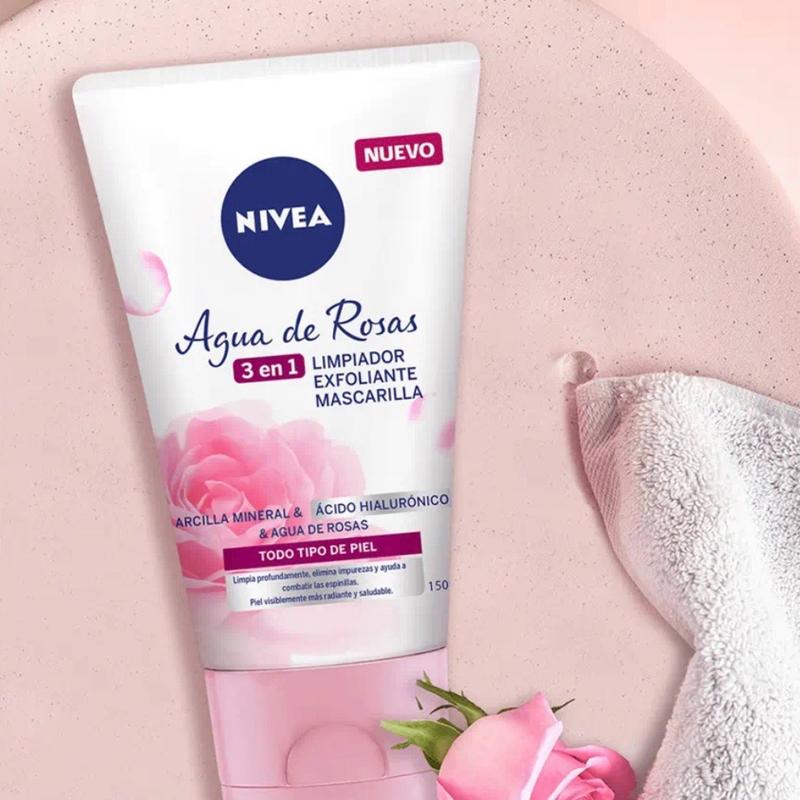 Nivea Rose Water bundle Gel Cream - Moisturizing Facial Cream -