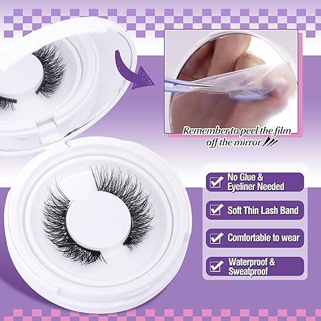 ALICE Magnetic Eyelashes Natural Wispy Cat Eye Lashes with Magnetic Lash