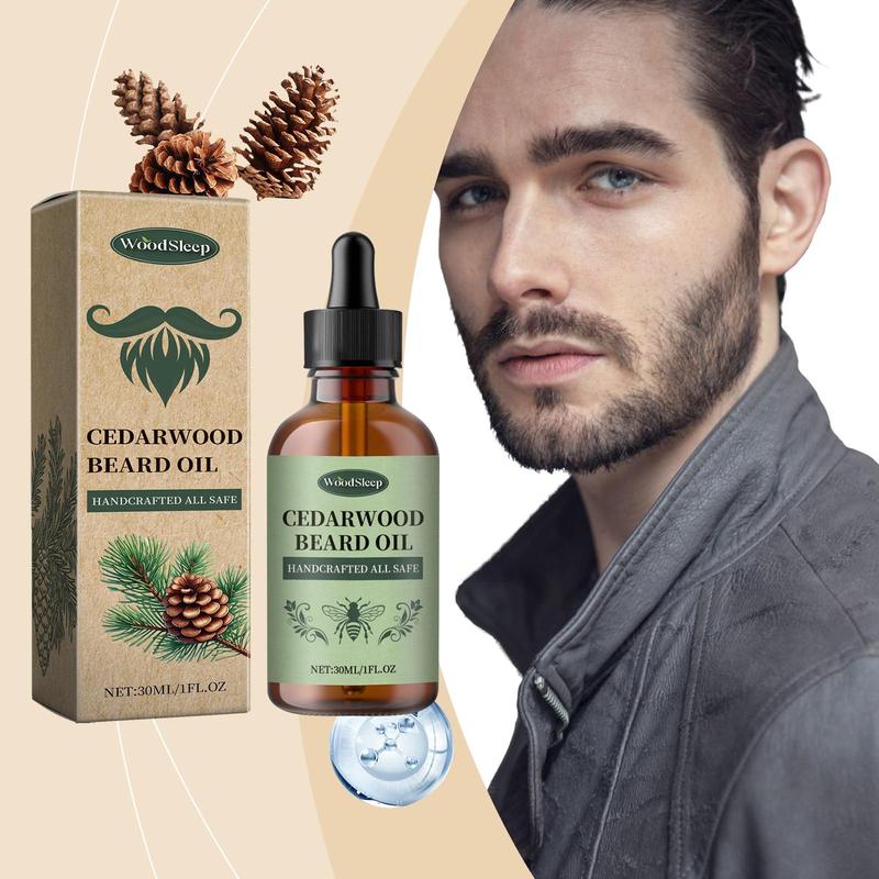 Cedarwood Beard Oil, Nourishing & Moisturizing Beard Care Oil, Beard Care Product for Men, Hair Care Product for Daily Use