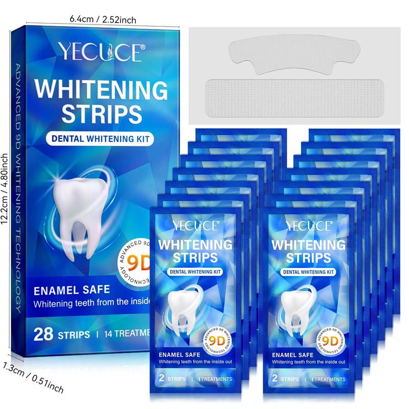 Teeth Brightening Strips, 2 Counts box Gentle Teeth Brightening Stickers, Teeth Care Strips, Oral Care Products for Women & Men