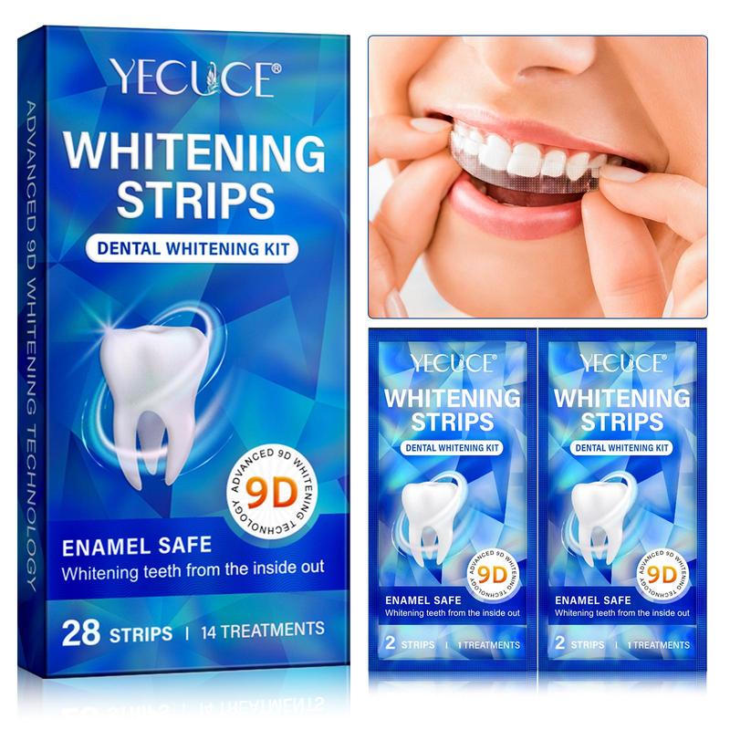 Teeth Brightening Strips, 2 Counts box Gentle Teeth Brightening Stickers, Teeth Care Strips, Oral Care Products for Women & Men