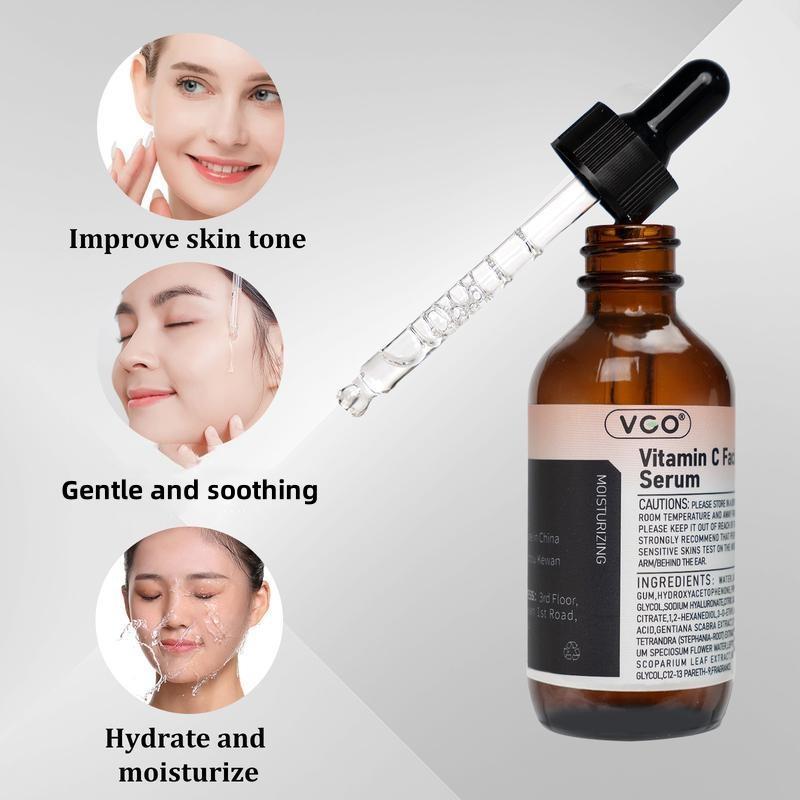 VGO Biotech Snail Mucin Vitamin C Facial Kit for Skin Repair - Includes Serum, Moisturizer, and Cleanser - Moisture, Skincare Skincare Moisture Hydrating Moisture Comfort facial cream