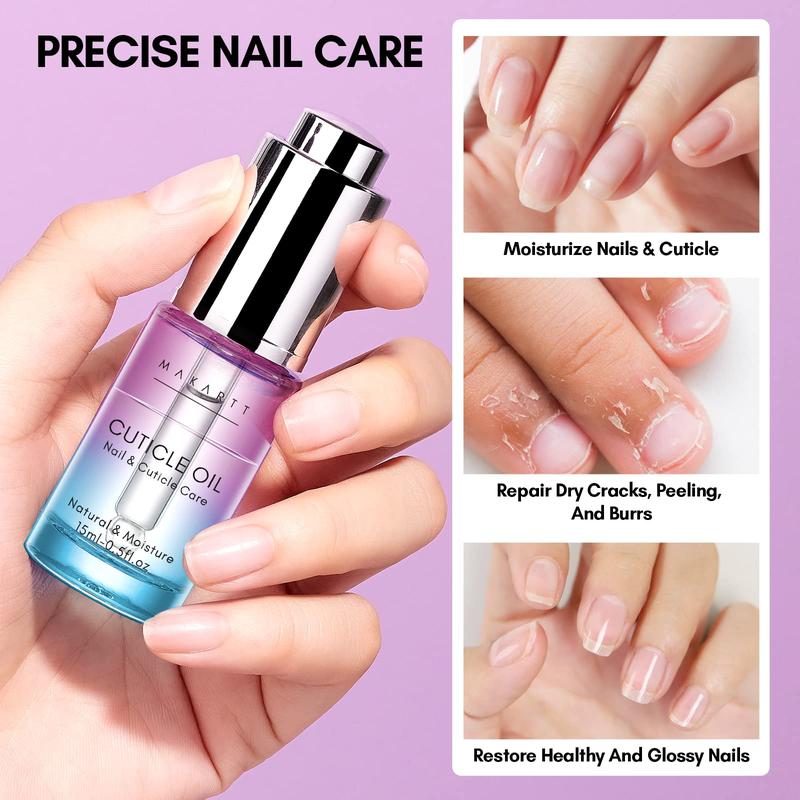 Makartt Cuticle Oil Pen, 12Pcs Cuticle Oil Cuticle Nail Care Revitalizer Oil Nail Repair Oil Cuticle Softener Nail Cuticle Kit for Acrylic Nails Oil For Manicure Cuticle Oil Pen Bulk with Vitamin E Moisturize Daily