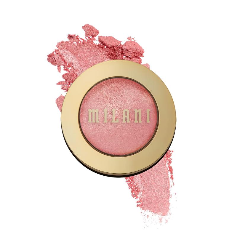 Baked Blush - Dolce Pink (0.12 Ounce) Cruelty-Free Powder Blush - Shape, Contour & Highlight Face for a Shimmery or  Finish